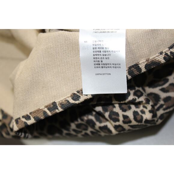 Aelfric Eden Leopard Print Shirt Sleeve Button Up Shirt Oversized Large NEW - Picture 6 of 7